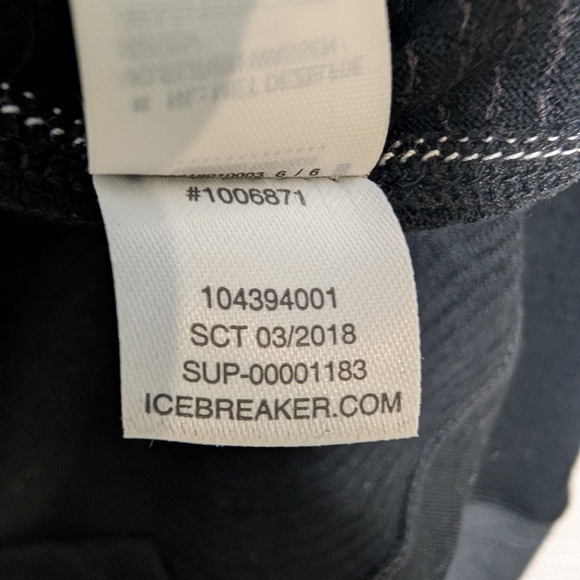 Icebreaker Merino Wool 260 Zone Black Gray Quarter Zip Pullover Small - Picture 9 of 15